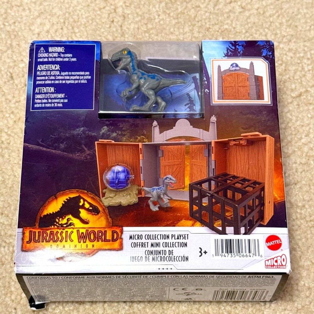 NWT - Mattel - Jurassic World Dominion - Micro Collection Playset - Picture 1 of 4